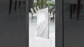 Captivating Brilliance  Nano Mirror Polished Large Slab Tiles.