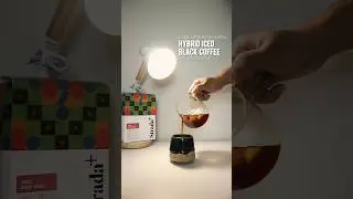 Hybrid Iced Black Coffee - Hario Switch Recipe using Peach Candy Crush from Strada Coffee🇮🇩