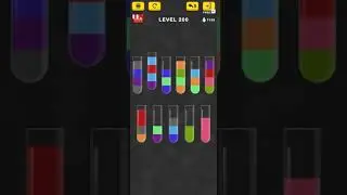 water sort color puzzle level 200