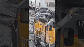 Close Up Of SD40 1797 Reversing At West Colton  #railroad #railfan #railway #train #foamer