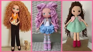 Cute Amigurumi Crochet Dolls Hand Knitted Patterns Idea's || CROCHET DOLLS