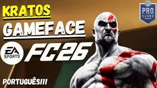 O Kratos no EA FC 26?! Veja como criar essa Game Face no Pro Clubs 😳⚔️ #63