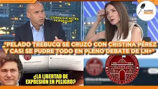 TREBUCQ SE CRUZ&Oacute; CON CRISTINA P&Eacute;REZ Y CASI SE PUDRE TODO POR LA OFICINA DE MILEI: 