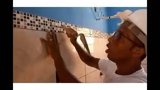 Como fazer faxa de piso para cozinha e banheiro.