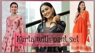myntra kurta set haul ♡♡ #latest #fashion #onlineshopping #myntra #rustorange #kurtaset