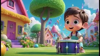 The Lost Tip Toe Drum Song | Nursery Rhymes for Kids & Baby Songs