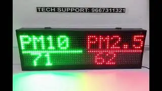 Air Quality Display System ( PM2.5 AND PM10 )
