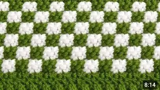 Sirf do fando ka bunai design beautiful Knitting pattern for beginners #viral video 