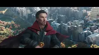 Doctor Strange uses the Eye of Agamotto