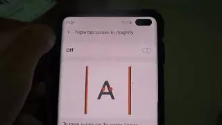Samsung Galaxy S10 / S10+: How to Enable / Disable Screen Magnification
