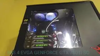 EVGA GTX 780TI en 4WAY SLI MI SETUP PC 2016