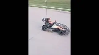 Josie 6 yr old riding Segway Ninebot GoKart Pro