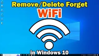 Как удалить профиль сети WIFI с ПК или ноутбука с Windows 10