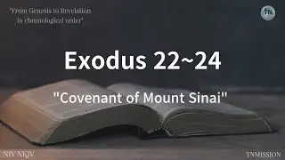 Covenant of Mount Sinai, No 25, #Exodus 22-24, Chronological Bible 365 QT