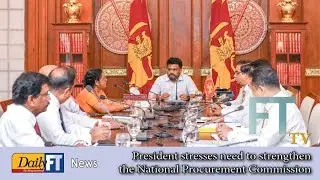 President stresses need to strengthen the National Procurement Commission