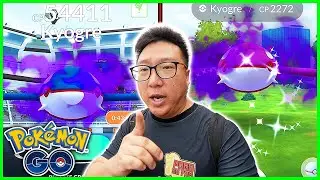 Over 30 Shadow Kyogre Raids in a Day With Hundo Shadow Kyogre Caught! - Pokemon GO