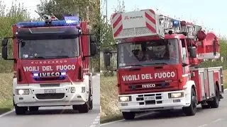 AutoBottePompa + AutoScala Vigili del Fuoco Treviso - Italian Fire Dept. Tanker and Ladder