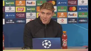 VIDEO CONFERENCE - Champions, Copenhagen-Napoli, Hojlund: &ldquo;Lukaku? Spero di giocare anche con lui&rdquo;