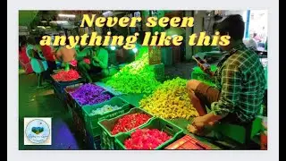 Koyambedu flower market | The biggest market in Chennai #tourism #wholesalemarket #flowers #garland