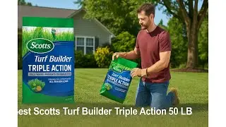 🌱Best Scotts Turf Builder Triple Action 50 LB | Scotts Turf Builder WinterGuard Fall Lawn Fertilizer