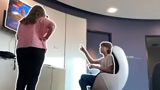 Playing Video Games In Library Prank!