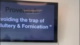 Proverbs chapter 6 &ldquo; avoiding ￼adultery and fornication ￼&rdquo;