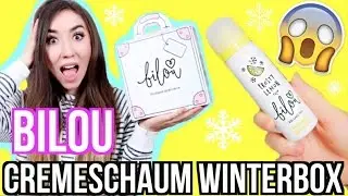 BILOU Cremeschaum BOX KOFFER (Frosty Lemon Bodylotions) - UNBOXING / auspacken + LIVE TEST