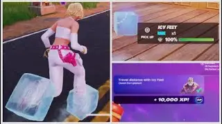 Travel Distance With Icy Feet - Fortnite Winterfest Quest