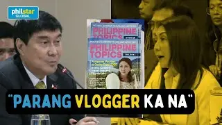 Sen. Tulfo kinuwestyon ang Philippine Topics magazine cover ni DOT Secretary Frasco