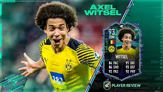UNREAL CDM?! 93 FLASHBACK AXEL WITSEL PLAYER REVIEW - FIFA 22 ULTIMATE TEAM