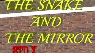 #itsvicters #onlineclass STD.10 || The snake and the mirror || Picture description ||