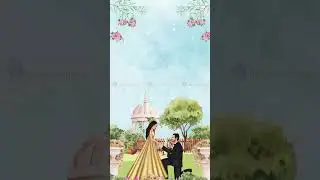 Nature Sky Scenery Engagement Invitation Design 🌿🌌 | Beautiful Invites for Your Special Day 💍