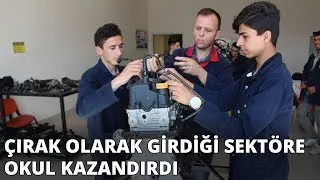 Tamirciliğini okulda öğreniyorlar