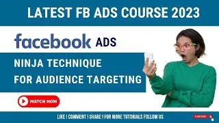Ninja Technique to Find HIdden Audience in Facebook ads | Latest Facebook ads Course 2024