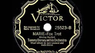 1937 HITS ARCHIVE: Marie - Tommy Dorsey (Jack Leonard & Band, vocal)