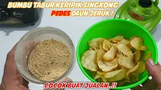 Cara Membuat Bumbu Tabur Keripik Singkong Pedes Daun Jeruk
