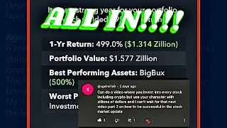 I BOUGHT EVERY STOCK IN BITLIFE!!!!!!
