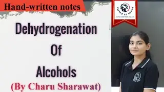 Dehydrogenation Of Primary, secondary, tertiary alcohol|visionbycharu