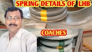 SPRING DELAILS OF LHB COACH EXPLAIN BY #RAILWAYMECHANICALINFO.B.K.DUTTA