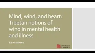 Mind, Wind, and Heart: Tibetan Notions of Wind in Mental Health and Illness, Susannah Deane