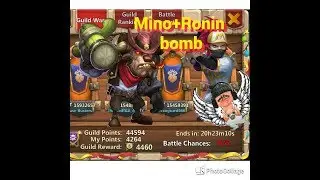 [CASTLE CLASH] Guild War Top 5 | Mino-Ronin Bomb | Strategy Explained