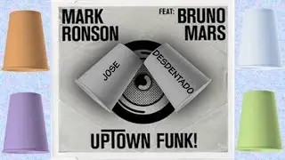 Vaso rítmico. Bruno Mars. Uptownfunk.