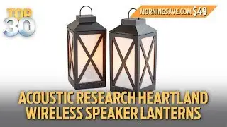 Acoustic Research Heartland LED Lantern Wireless Speaker Set (2-Speakers)