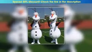 Top MINISO Frozen SnowMan Olaf Mascot Doll Costume Disney Character Adult Cosplay Clothe Carnival A
