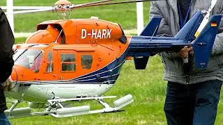 SUPER BIG RC BK-117 HELI SCALE MODEL of the Helicopter of the Research Icebreaker 