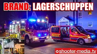 🔥  BRAND im ANBAU an EINEM GESCHÄFTSHAUS  🔥 | 🚒  Löscharbeiten mit Erfolg  🚒