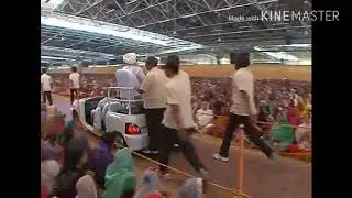Baba ji giving darshan to sangat