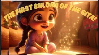 Little Aarav & the Magic of Truth😍 The First Shloka of the Gita! #krishna @KrishnaConsciousnessone