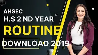 How to download HS final exam routine 2019