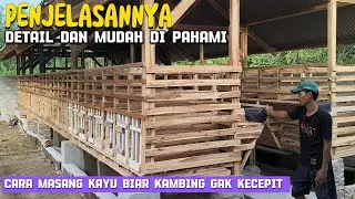 ukuran kandang kambing penggemukan 15 x 6: 60 ekor + pagar keliling biaya 40 juta